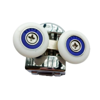 Ролики для душових кабін MIXXUS PREMIUM ROLLERS SCP05-1 подвійні колеса, верхні, 25mm, CHROME (для DIVERSE SC03) (MI8167)
